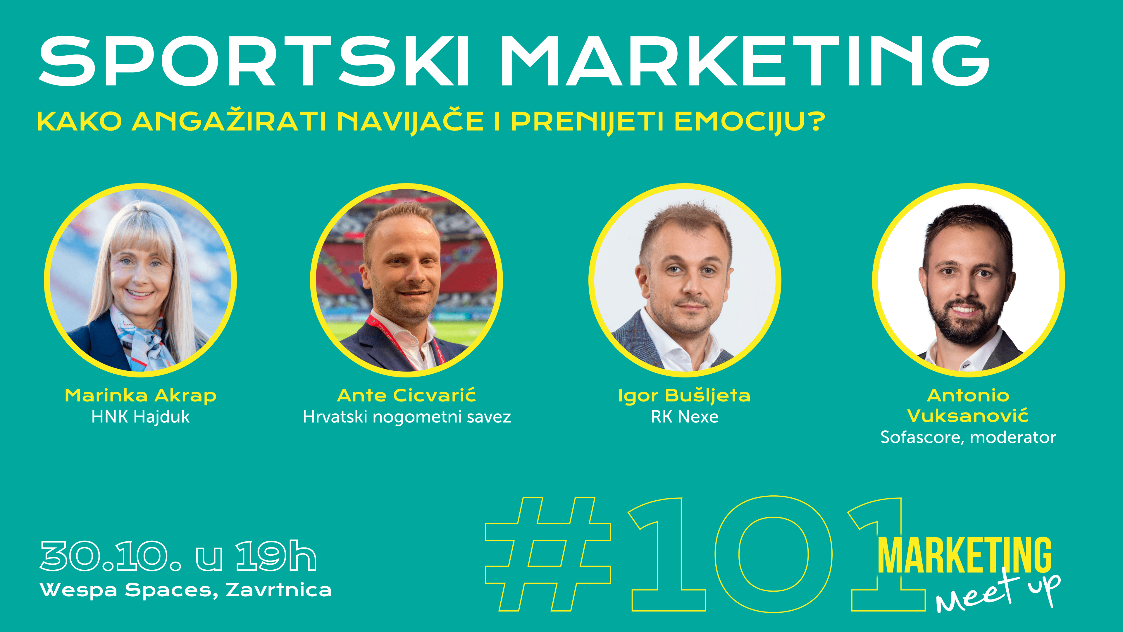 Marketing Meet Up: Sportski marketing – kako angažirati navijače?