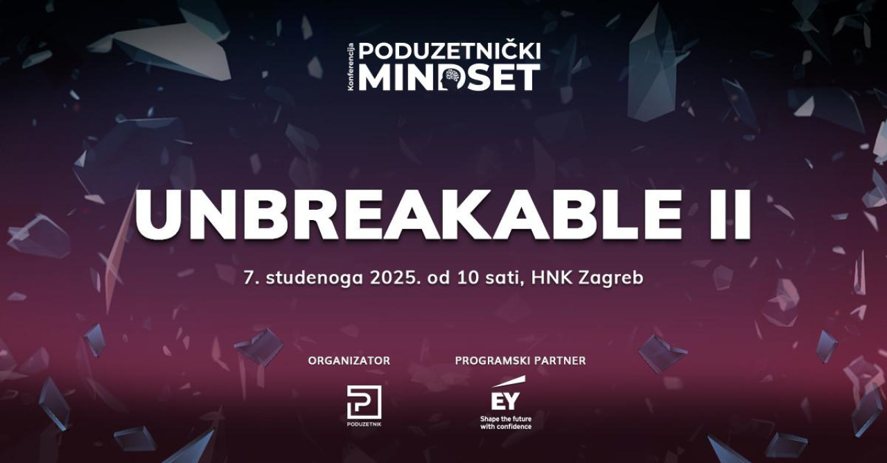 Članovima IAB-a Croatia osiguran popust - UNBREAKABLE II: Poduzetnički mindset 2025.