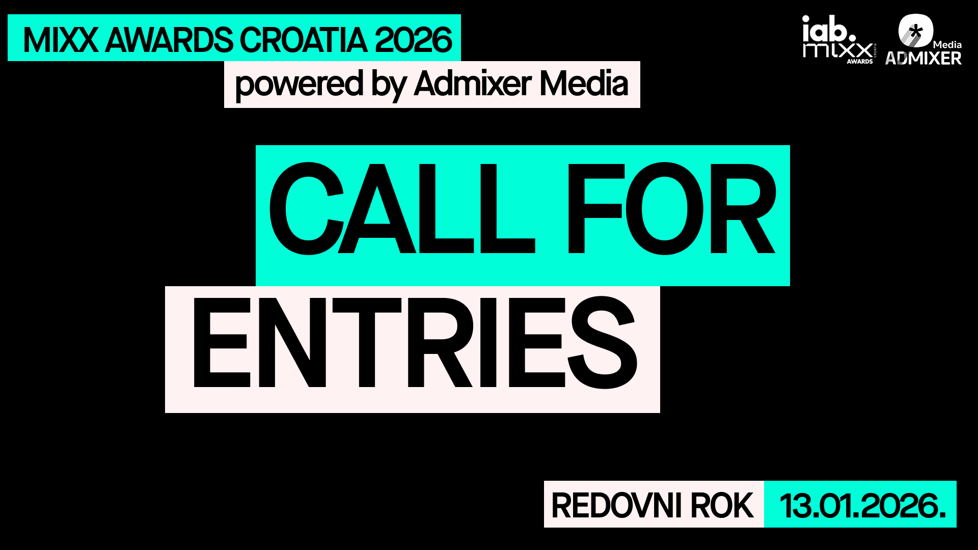 Otvorene su prijave na MIXX Awards Croatia powered by Admixer Media: Nove kategorije za izvoz, društvene mreže i izdavače