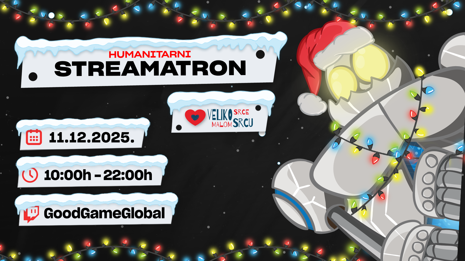 Humanitarni Streamatron u organizaciji Good Game Globala je ponovno ovdje