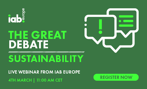 Great Debate: Besplatan webinar o održivosti u digitalnom oglašavanju