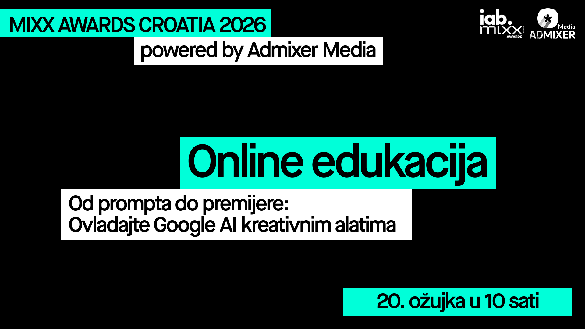 Od prompta do premijere: Online edukacija donosi pregled Googleovih AI alata za razvoj i prezentaciju kreativnih ideja