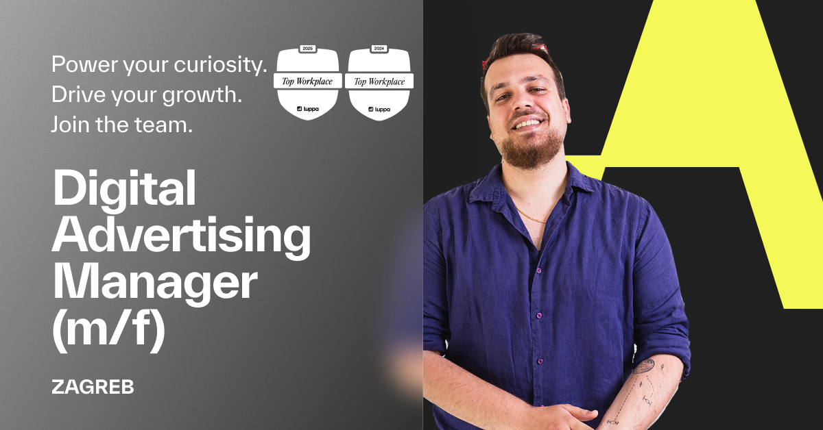 Ahelon zapošljava Digital Advertising Managera (M/Ž)
