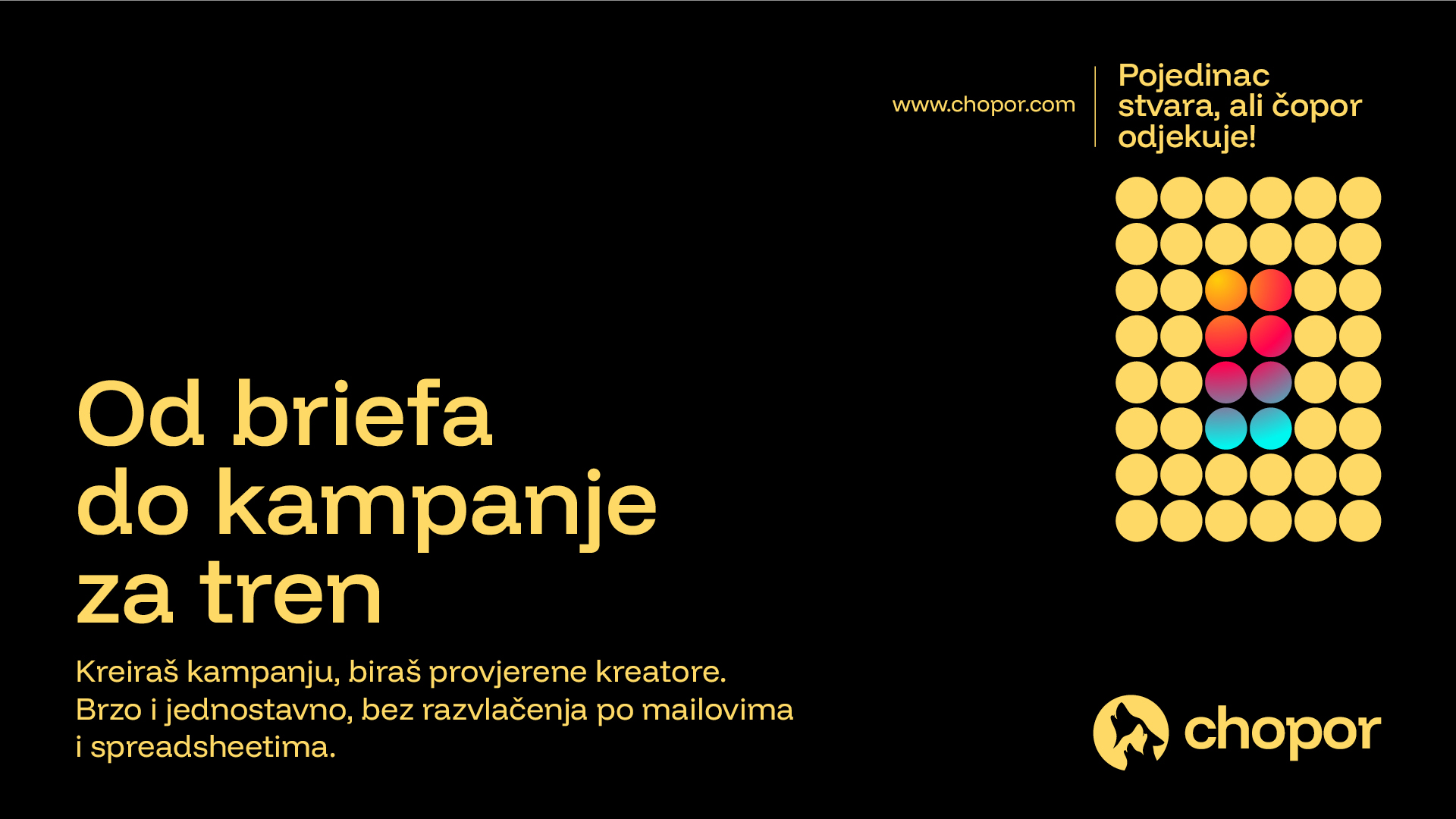 Crew Media lansirao Chopor - platformu za influencer marketing izgrađenu iz prve ruke
