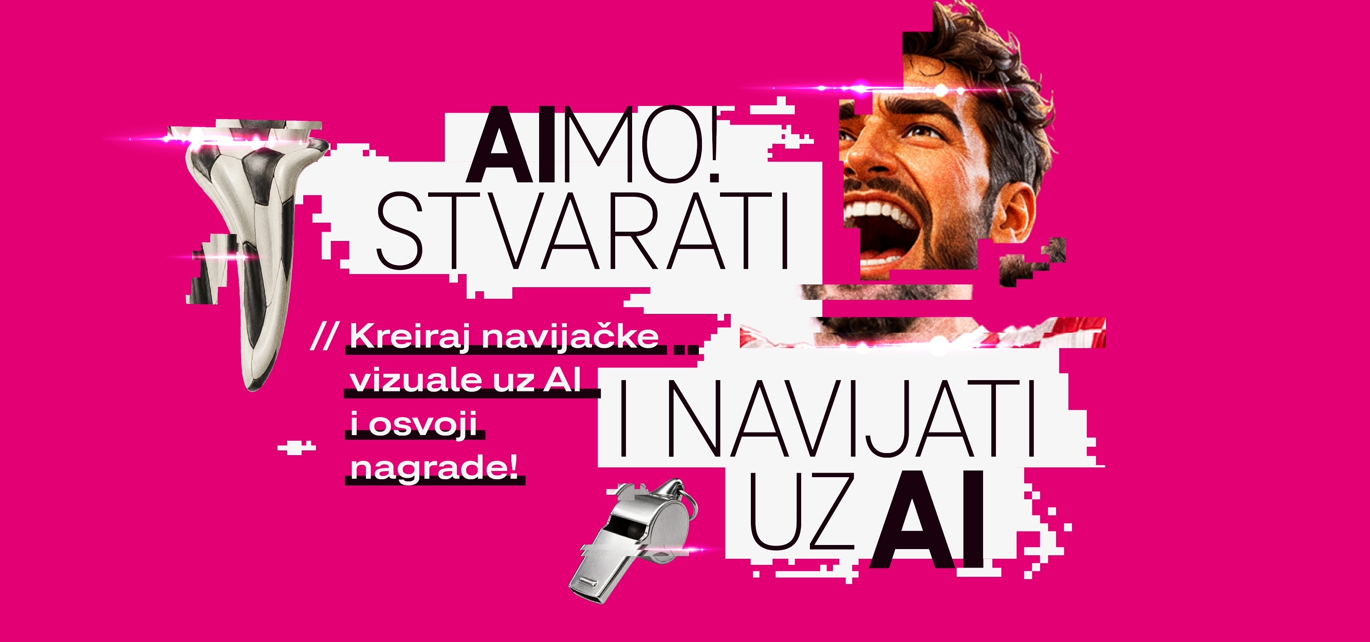 'AIMO! stvarati i navijati uz AI' – Hrvatski Telekom poziva kreativce da uz pomoć AI alata reinterpretiraju emociju nogometa