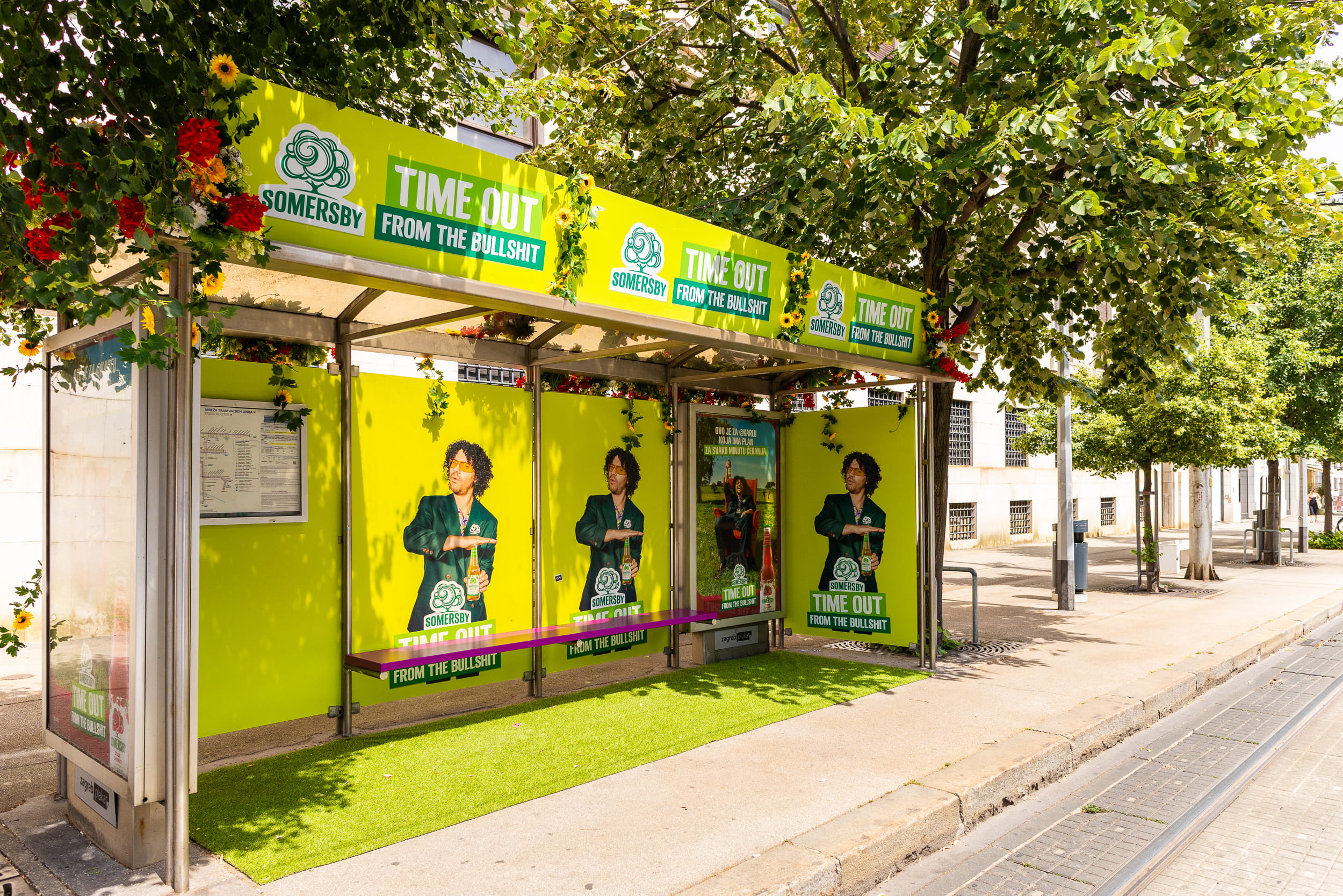 Somersby donosi predah usred gradske gužve: Zagreb dobio prvu Time Out tramvajsku stanicu