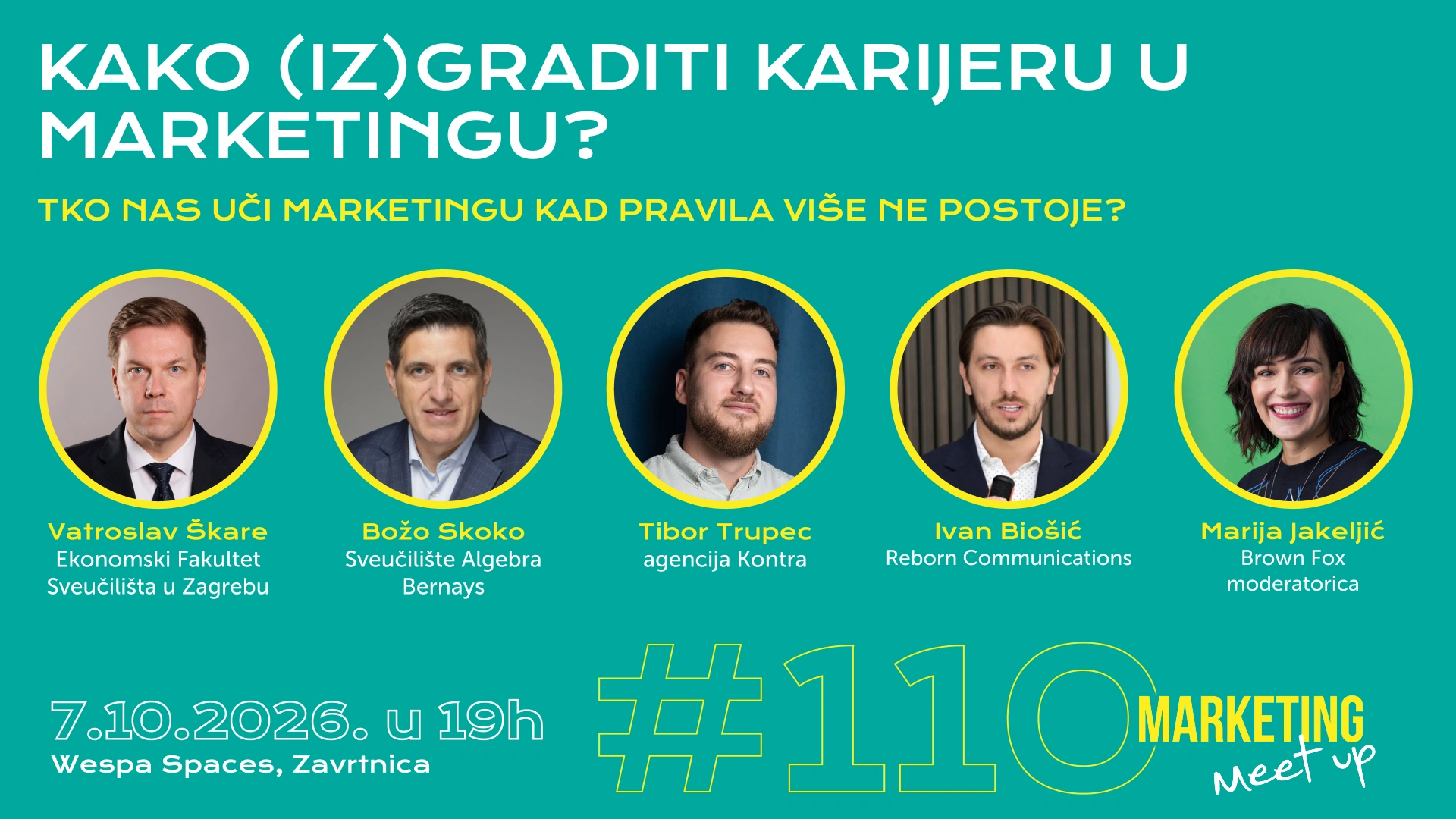 Marketing Meet Up: Kako (iz)graditi karijeru u marketingu?